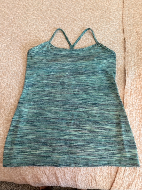 lululemon athletica Tops - Lululemon - Teal Strappy Tank Top - Size 12